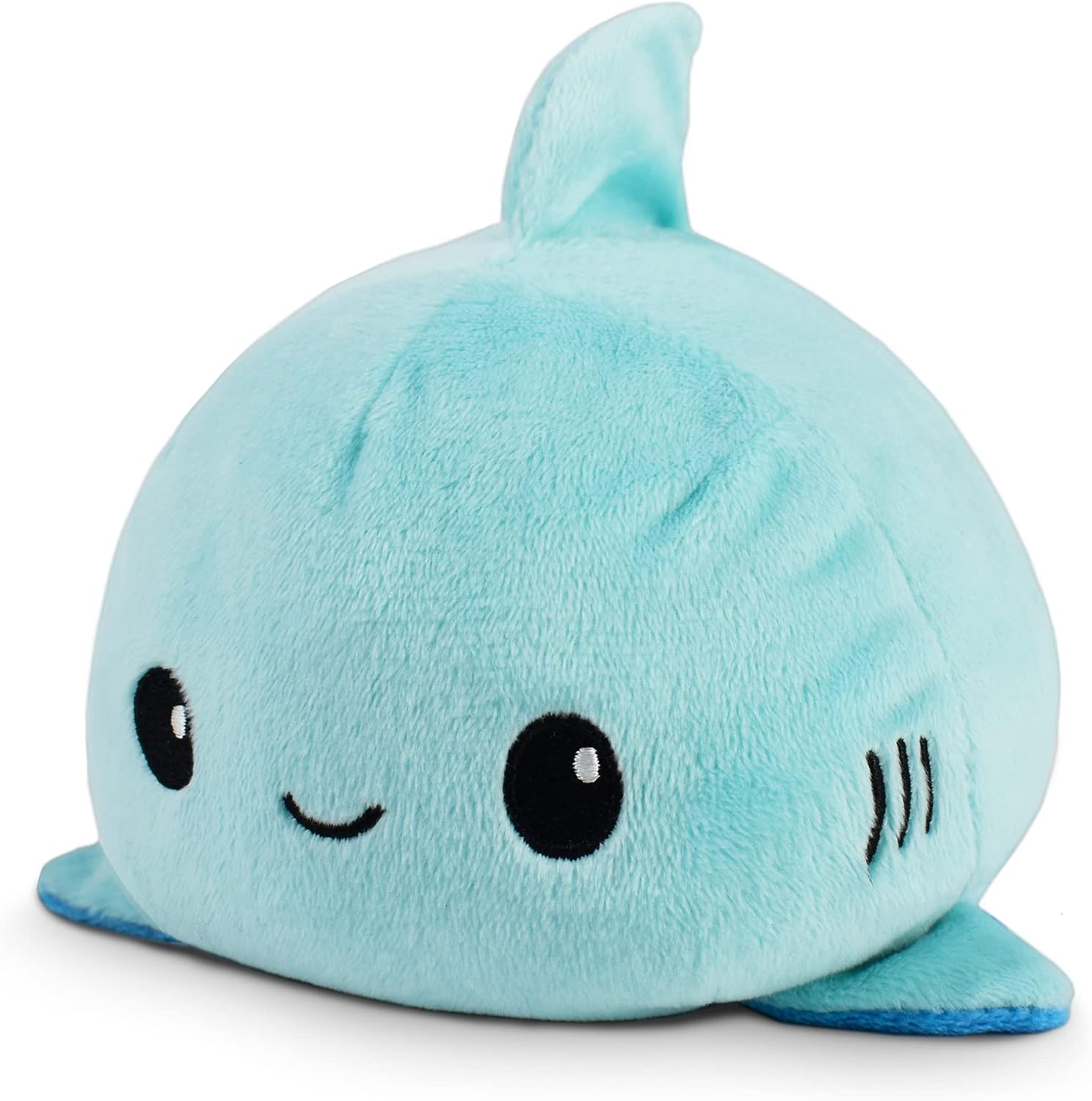 The Original Reversible Shark Plushie - Blue - Cute Sensory Fidget Stuffed Animals That Show Your Mood