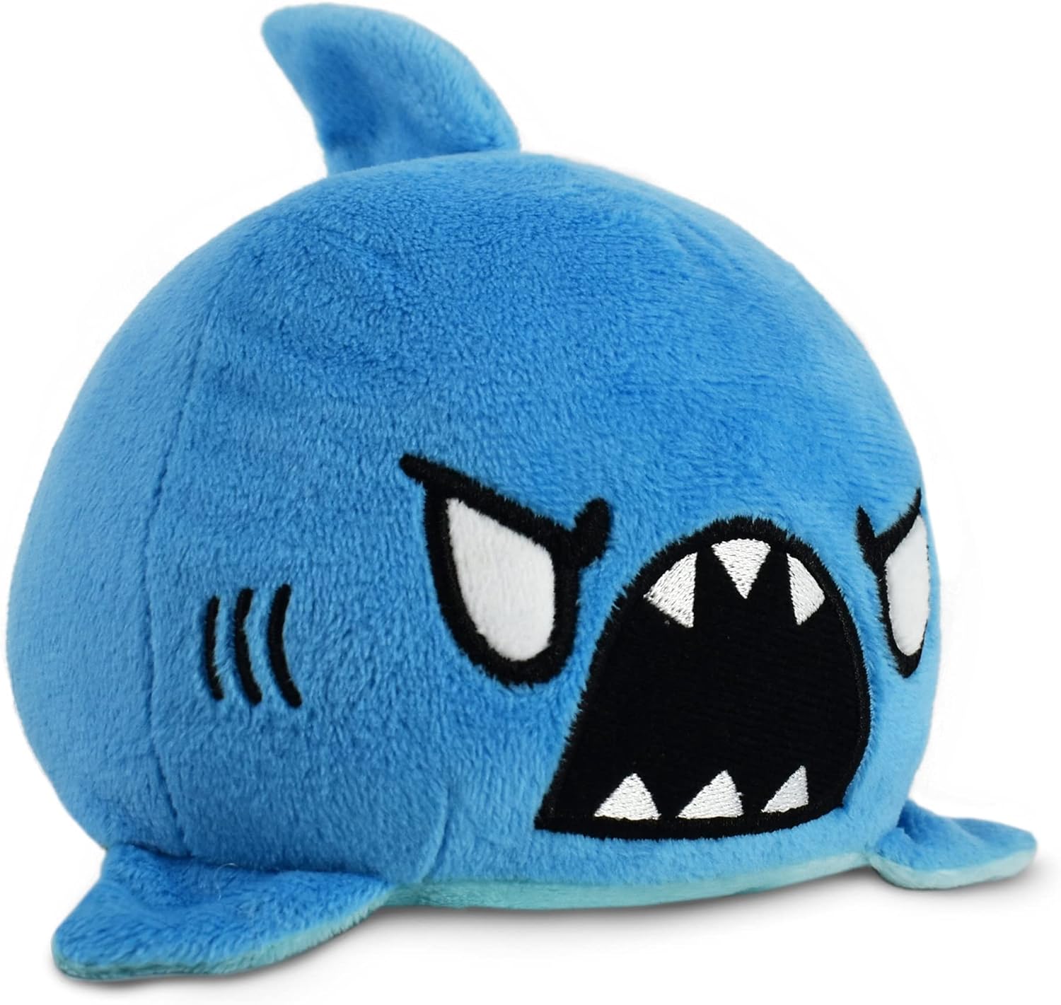 The Original Reversible Shark Plushie - Blue - Cute Sensory Fidget Stuffed Animals That Show Your Mood