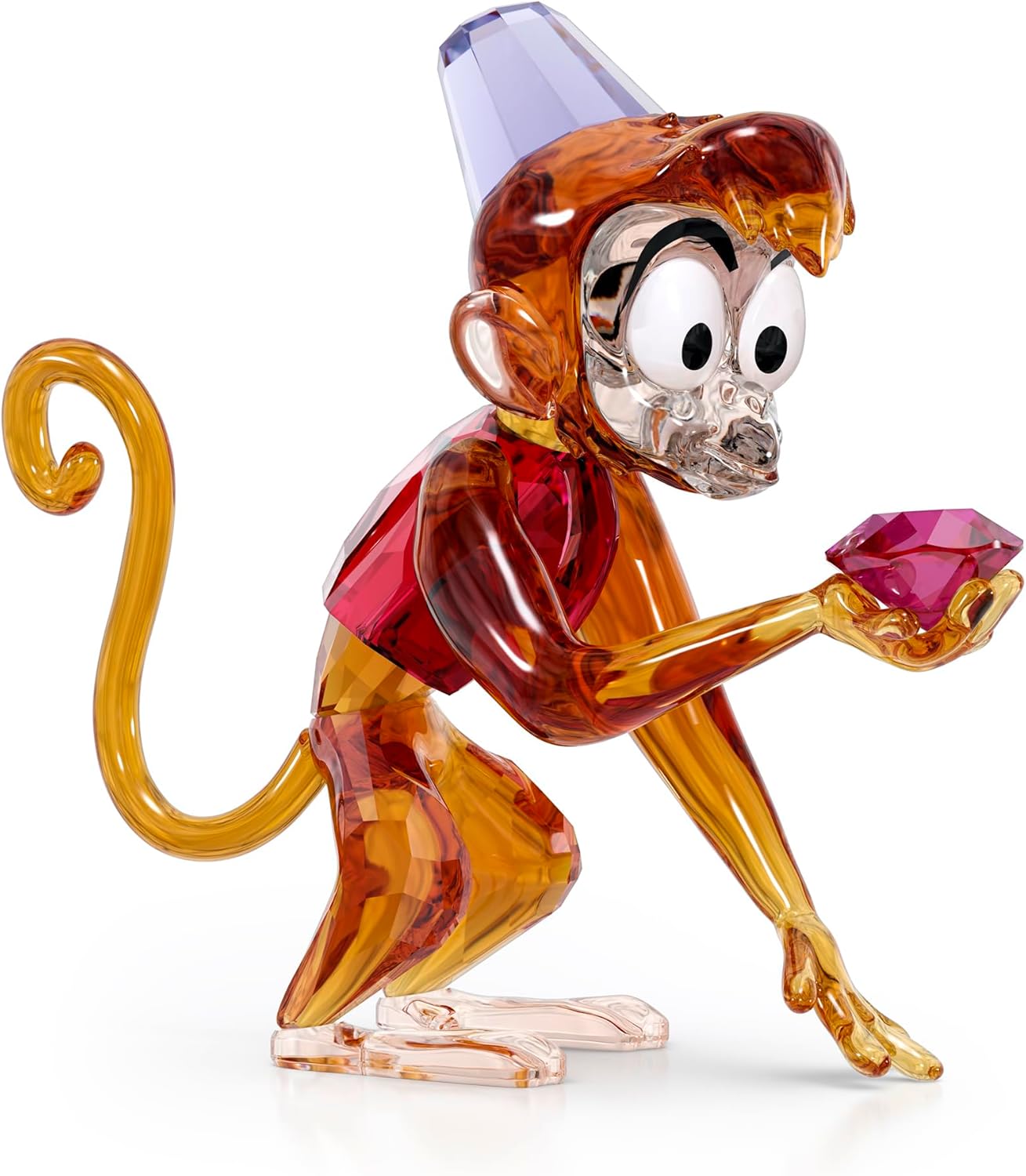 Aladdin Abu Ornament, Multi Coloured  Crystals, from The  Aladdin Collection