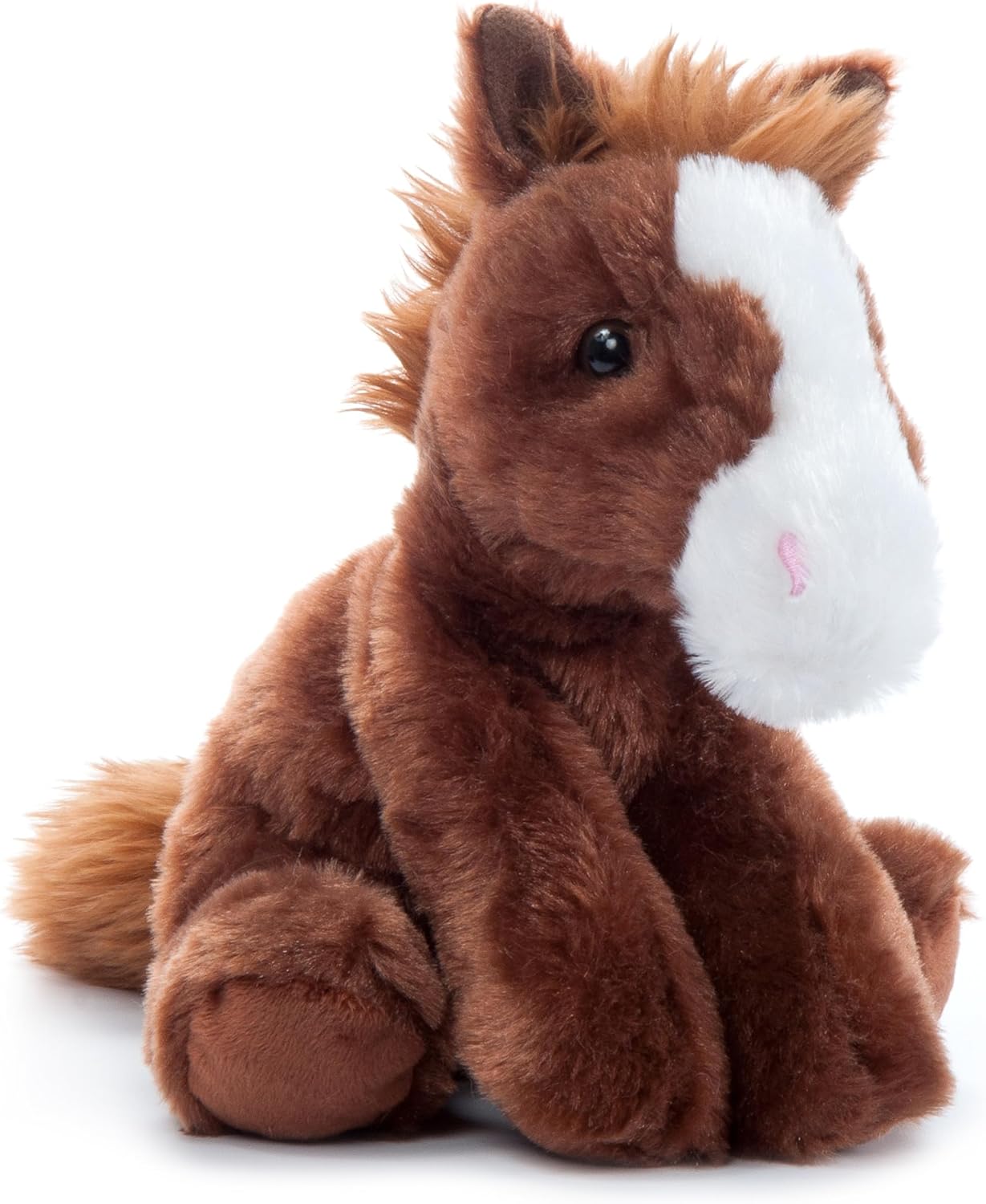 The Petting Zoo Floppy Horse Stuffed Animal Plushie, Gifts for Kids,  Wildlife Animals, Horse Plush Toy 8 inches