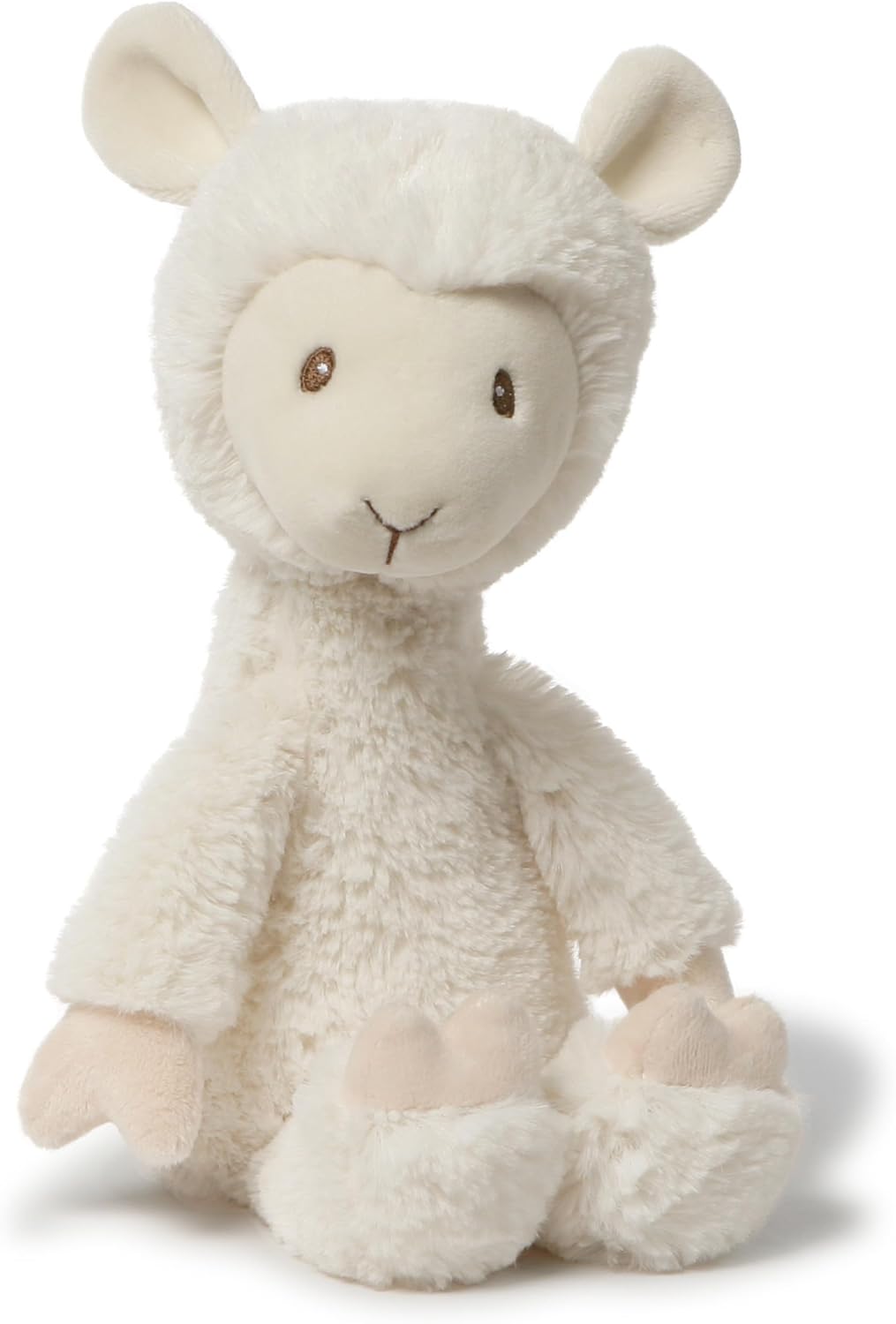 Collection  Plush Stuffed Animal, Cream and White, 12”